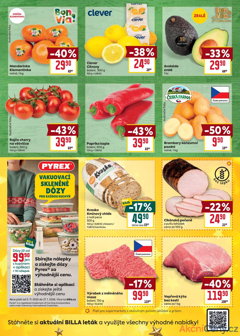 Leták Billa - Billa malý leták od 26.11. do 2.12.2025 - strana 2 Leták Billa - Billa malý leták od 26.11. do 2.12.2025 - strana 2