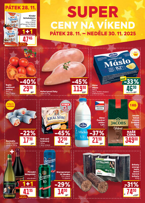 Billa  od 26.11. do 2.12.2025