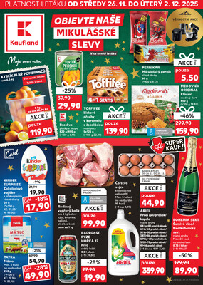 Leták Kaufland 26.11. - 2.12. - Kaufland - Brno - Židenice
