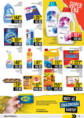 JIP Cash & Carry Brno, Praha, Ostrava, Jilemnice, Pardubice, Ostrava, Karlovy Vary, Olomouc a Zlín od 26.11. do 2.12.2025