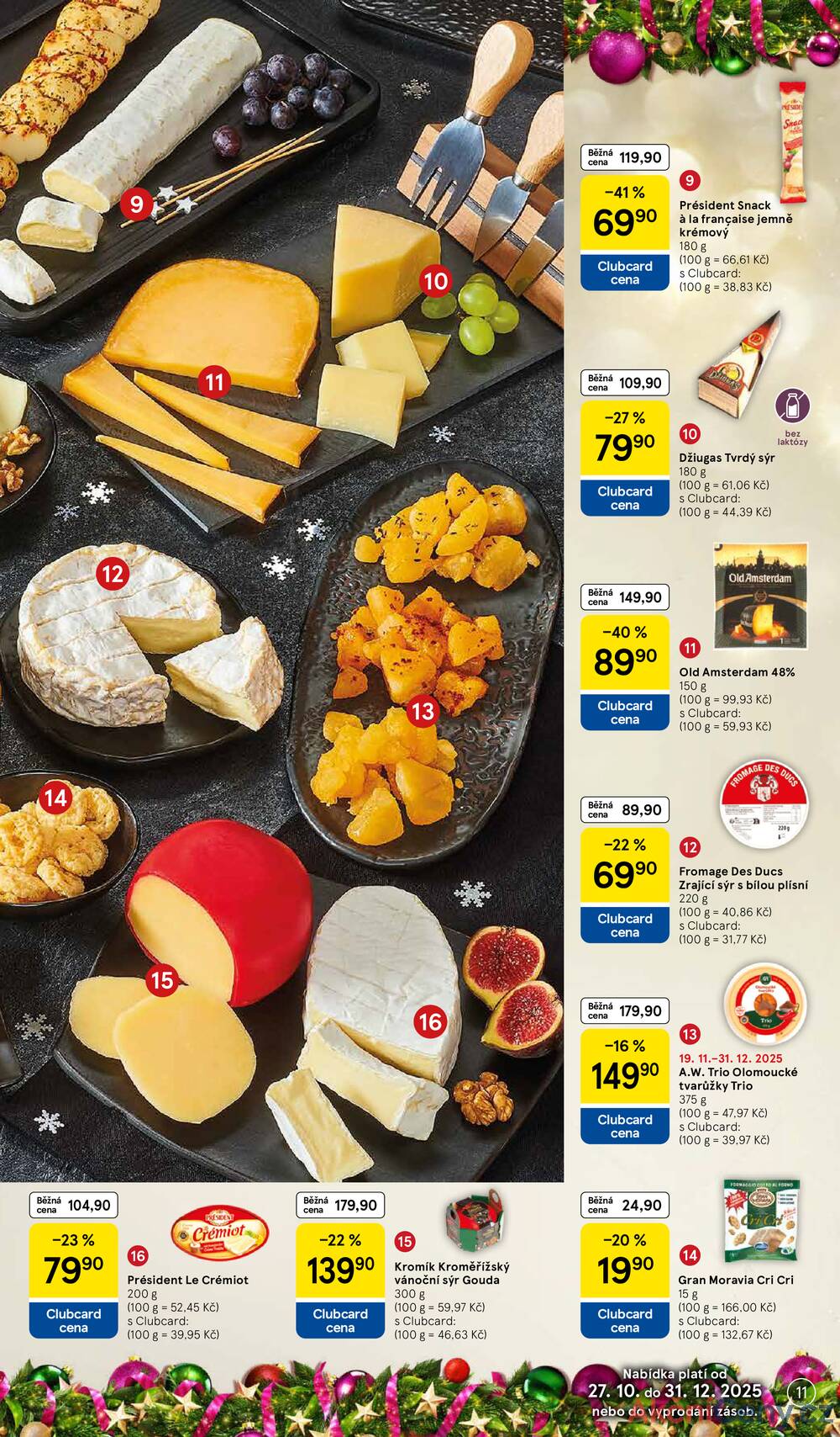 Leták Tesco - Tesco malé hypermarkety Delikatesy od 1.12. do 31.12.2025 - strana 11