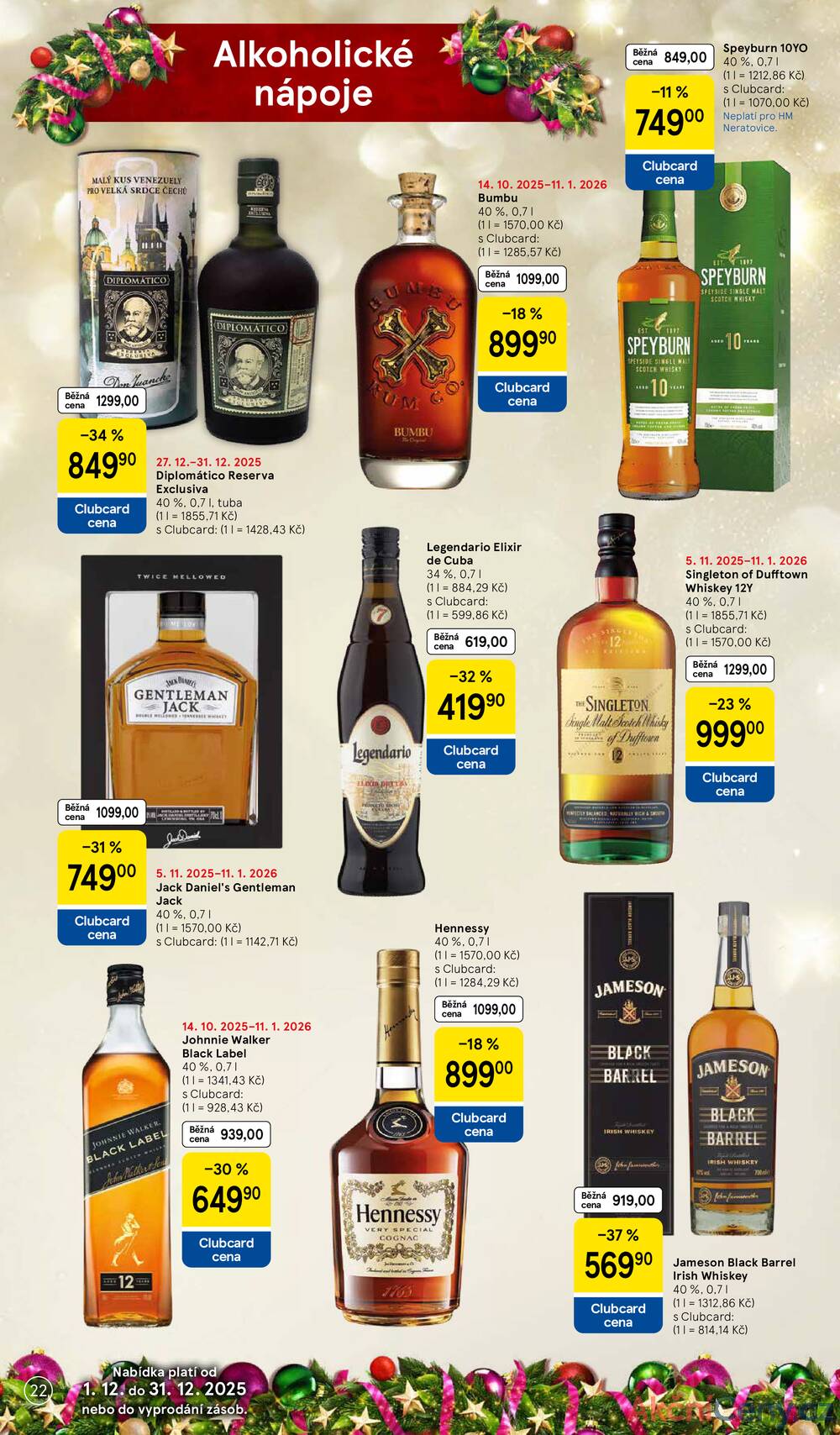 Leták Tesco - Tesco malé hypermarkety Delikatesy od 1.12. do 31.12.2025 - strana 22