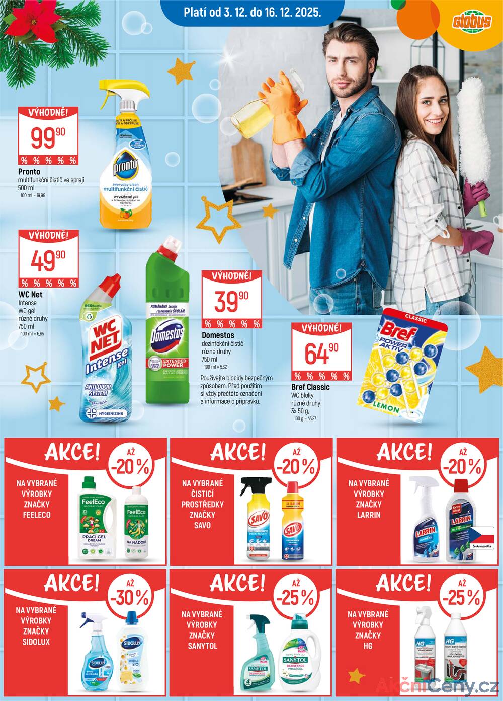 Leták Globus - Akční leták Globus 3.12. - 9.12.2025 - Globus Praha - Centrum Černý Most - strana 29