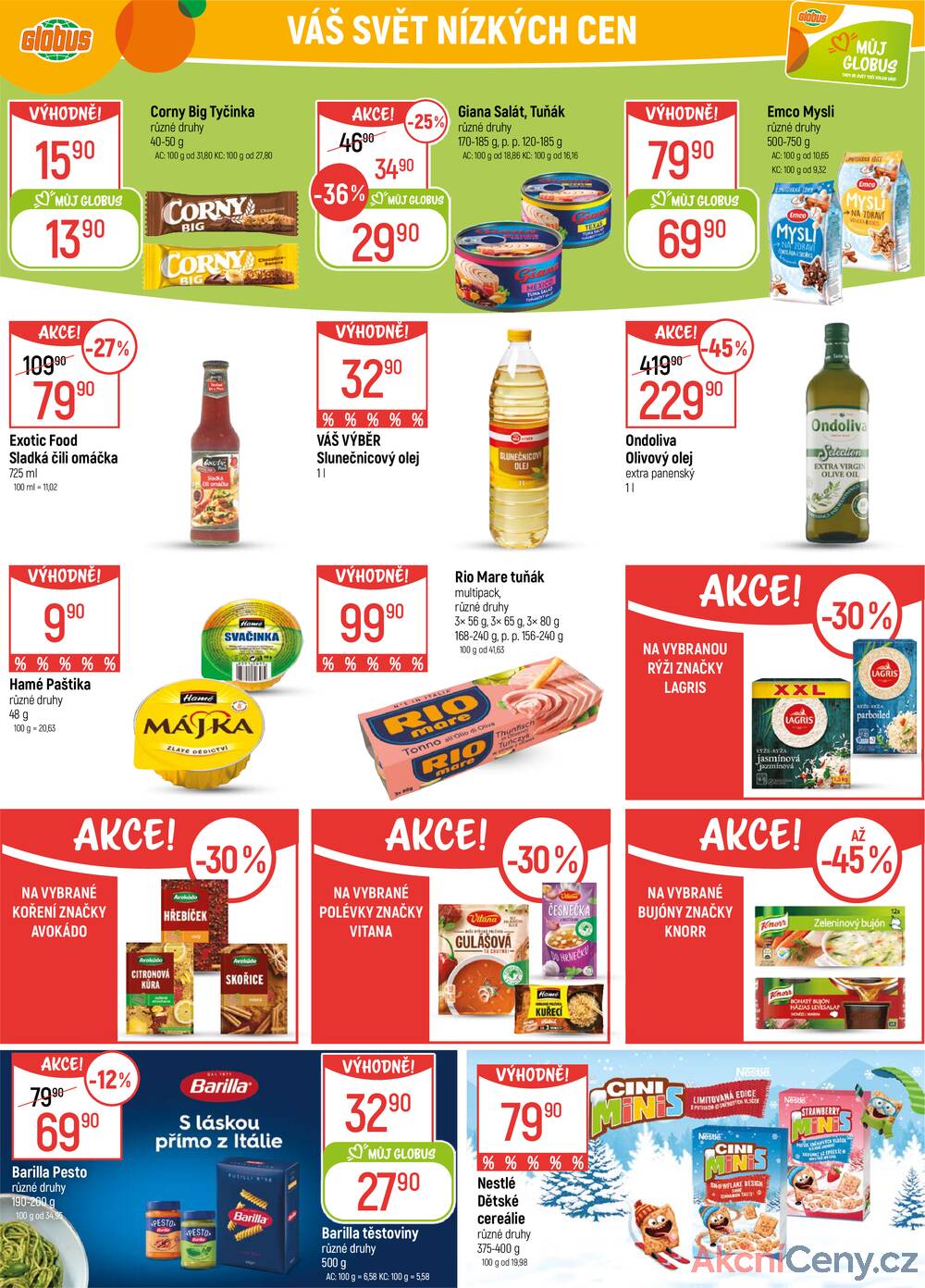 Leták Globus - Akční leták Globus 3.12. - 9.12.2025 - Globus Praha - Centrum Černý Most - strana 34