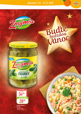 Akční leták Globus 3.12. - 9.12.2025 - Globus Praha - Centrum Černý Most