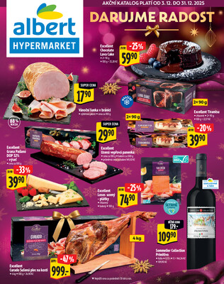Albert  Hypermarket katalog Deli od 3.12. do 31.12.2025