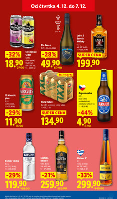 Lidl Čtvrtek od 4.12. do 7.12.2025