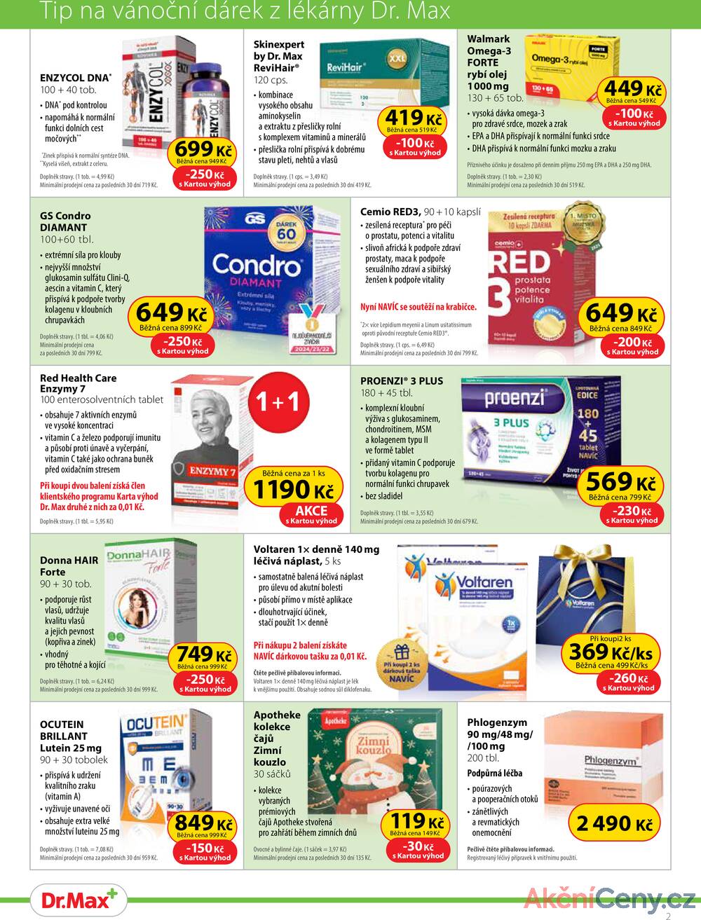Leták Dr.Max - Dr.Max od 1.12. do 31.12.2025 - strana 2