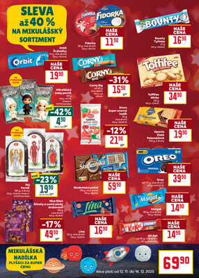 Billa  od 3.12. do 9.12.2025