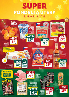 Billa  od 3.12. do 9.12.2025