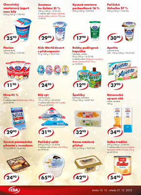 CBA potraviny od 10.12. do 31.1.2026