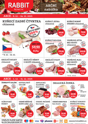 RABBIT řeznictví od 8.12. do 14.12.2025