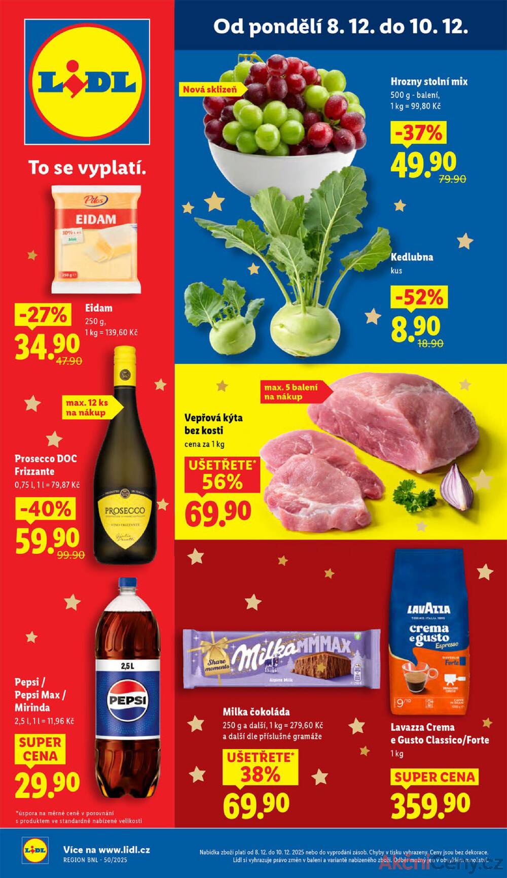 Leták Lidl - Lidl od 8.12. do 10.12.2025 - strana 1