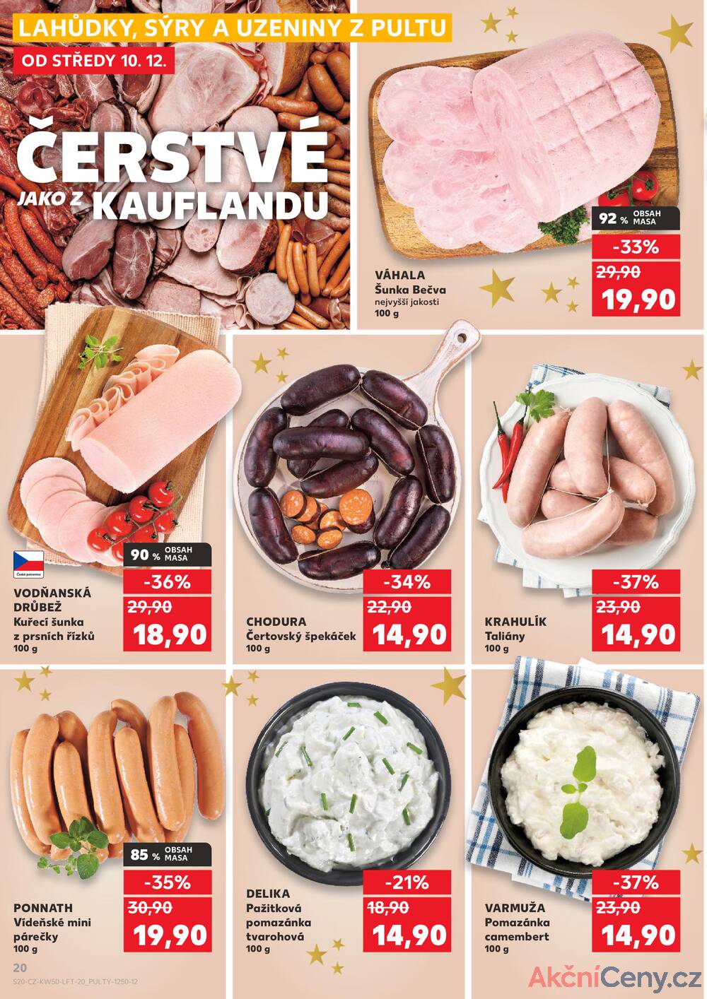 Leták Kaufland - Kaufland 10.12. - 16.12. - Kaufland Praha-Barrandov - strana 20