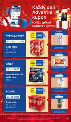 Tesco supermarkety od 17.12. do 24.12.2025