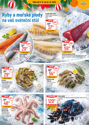Akční leták Globus 17.12. - 24.12.2025 - Globus Brno Ivanovice