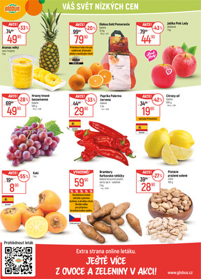 Akční leták Globus 17.12. - 24.12.2025 - Globus Brno Ivanovice