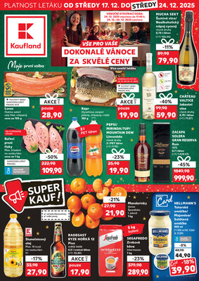 Leták Kaufland 17.12. - 24.12. - Kaufland - Havlíčkův Brod
