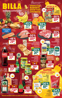 Leták Billa  od 17.12. do 24.12.2025