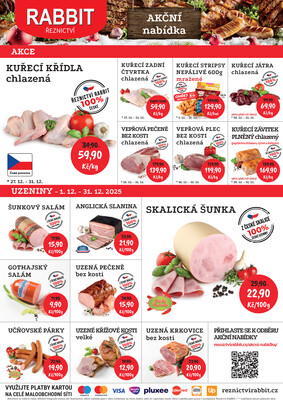 RABBIT řeznictví : 1 leták