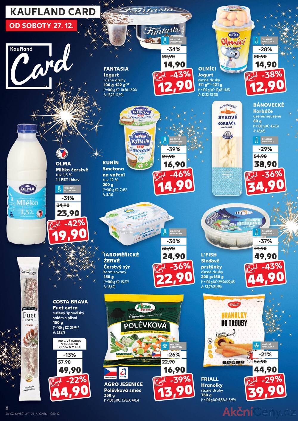 Leták Kaufland - Kaufland 27.12. - 31.12. - Kaufland - Čáslav - strana 6