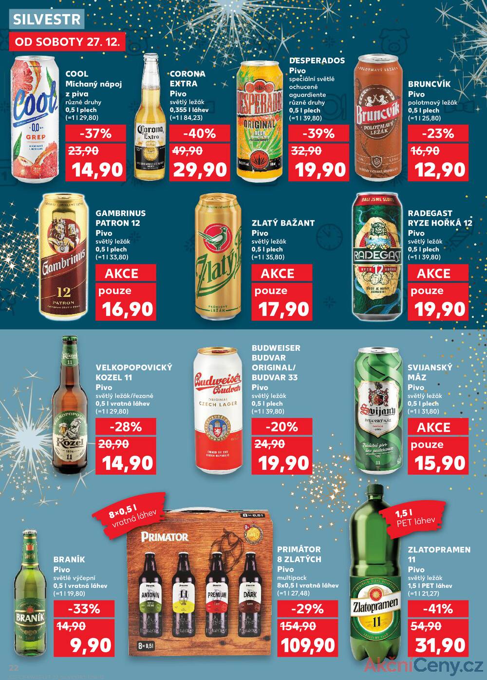 Leták Kaufland - Kaufland 27.12. - 31.12. - Kaufland - Chomutov - Otvice - strana 22