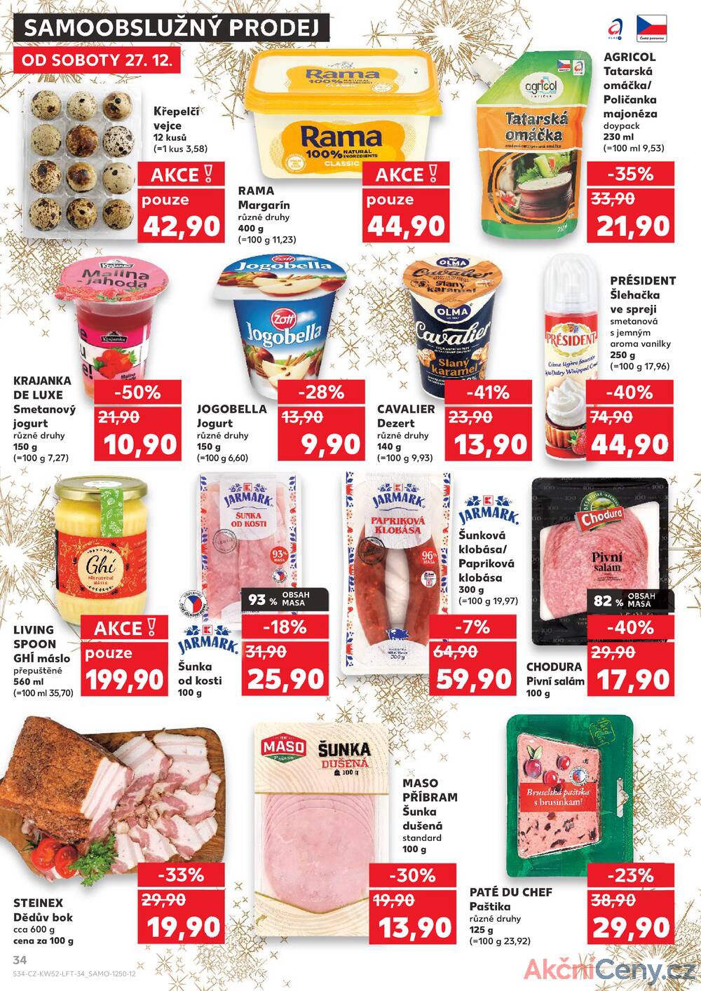 Leták Kaufland - Kaufland 27.12. - 31.12. - Kaufland - Chomutov - Otvice - strana 34