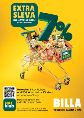 Billa  od 27.12. do 31.12.2025