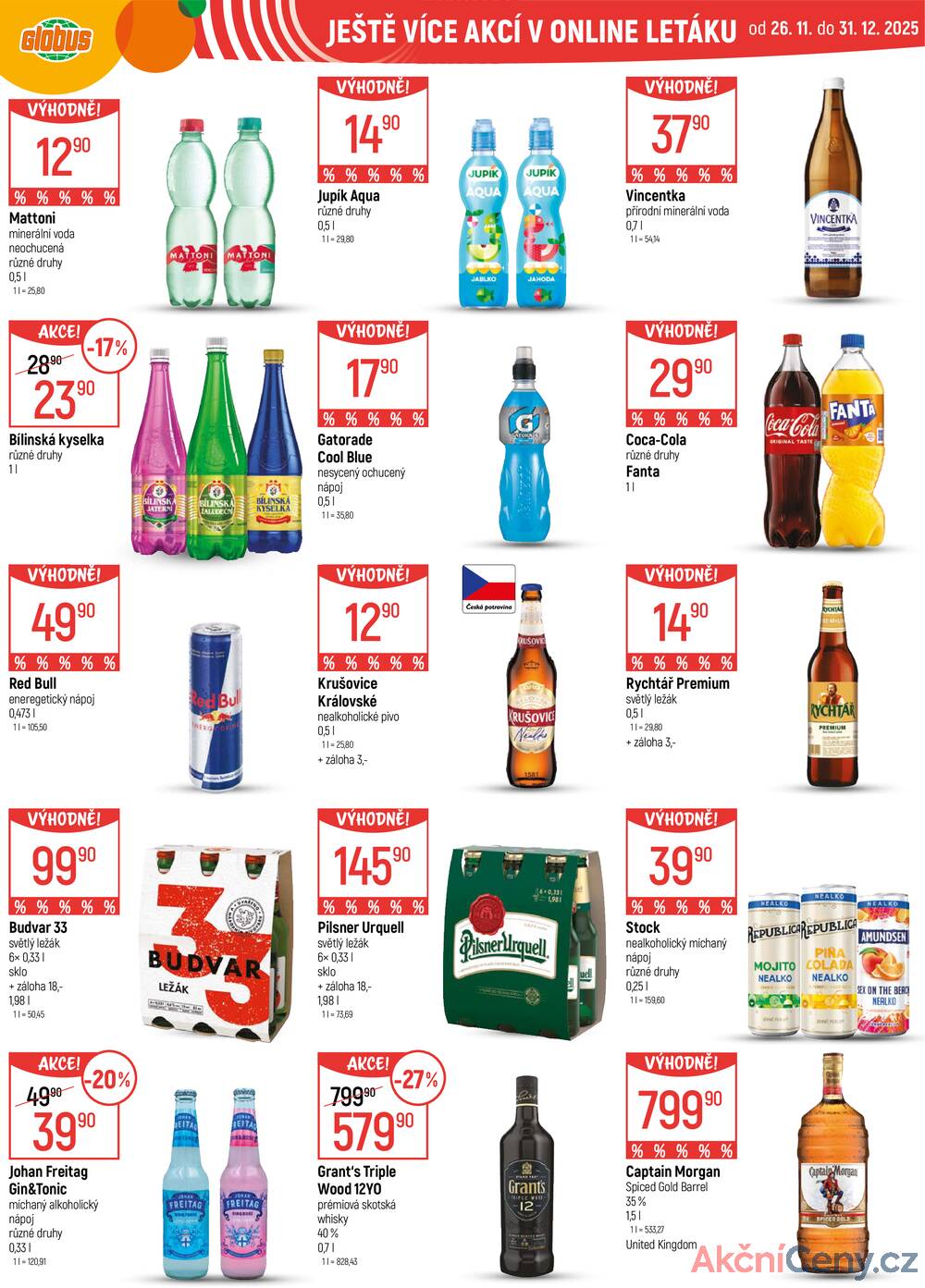 Leták Globus - Akční leták Globus 27.12. - 31.12.2025 - Globus Havířov - strana 26