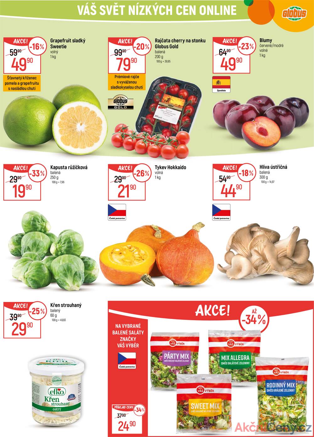 Leták Globus - Akční leták Globus 27.12. - 31.12.2025 - Globus Chotíkov u Plzně - strana 1