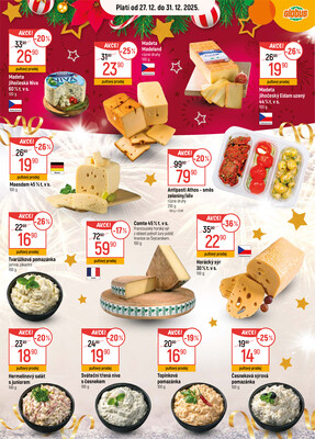 Akční leták Globus 27.12. - 31.12.2025 - Globus Praha - Štěrboholy