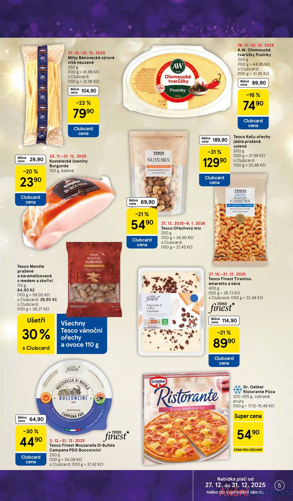Leták Tesco - Tesco supermarkety od 27.12. do 31.12.2025 - strana 5