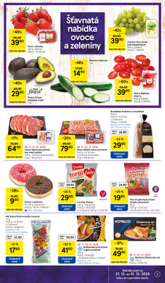 Tesco supermarkety od 27.12. do 31.12.2025