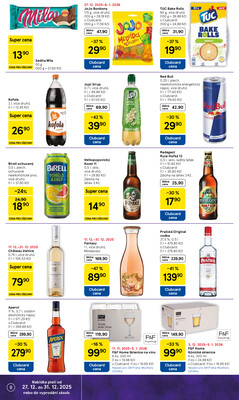 Tesco supermarkety od 27.12. do 31.12.2025