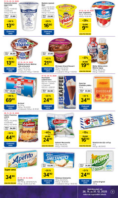 Tesco supermarkety od 27.12. do 31.12.2025