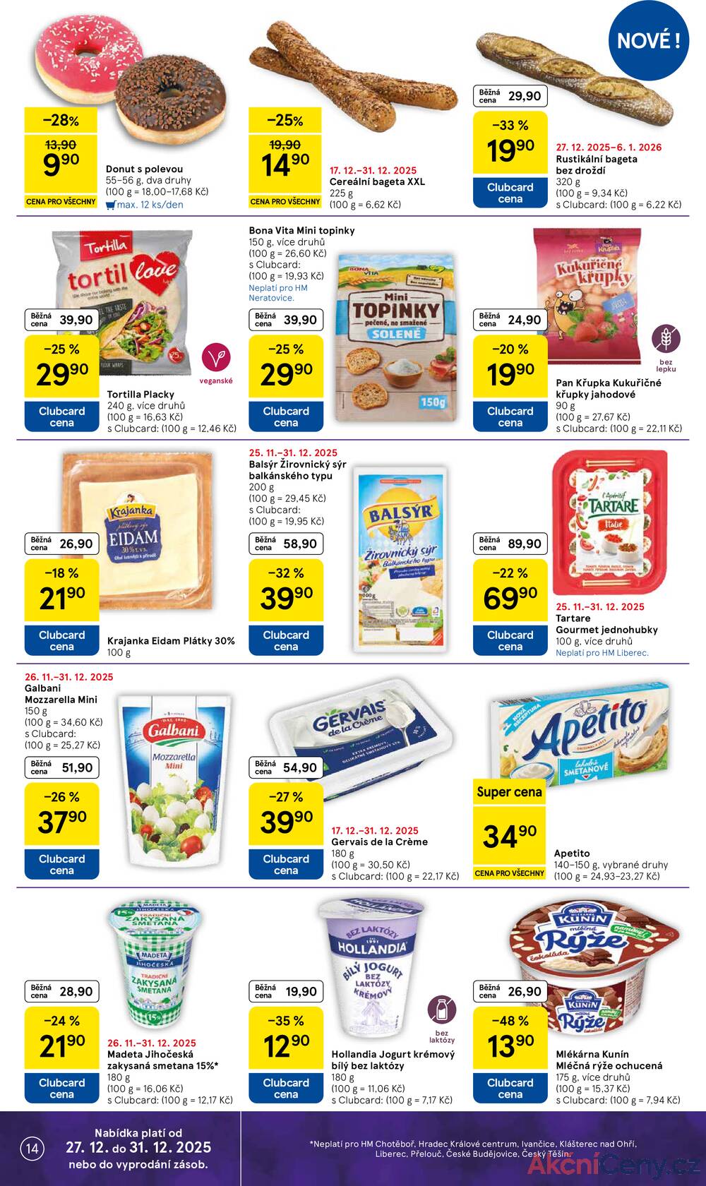 Leták Tesco - Tesco malé hypermarkety od 27.12. do 31.12.2025 - strana 14
