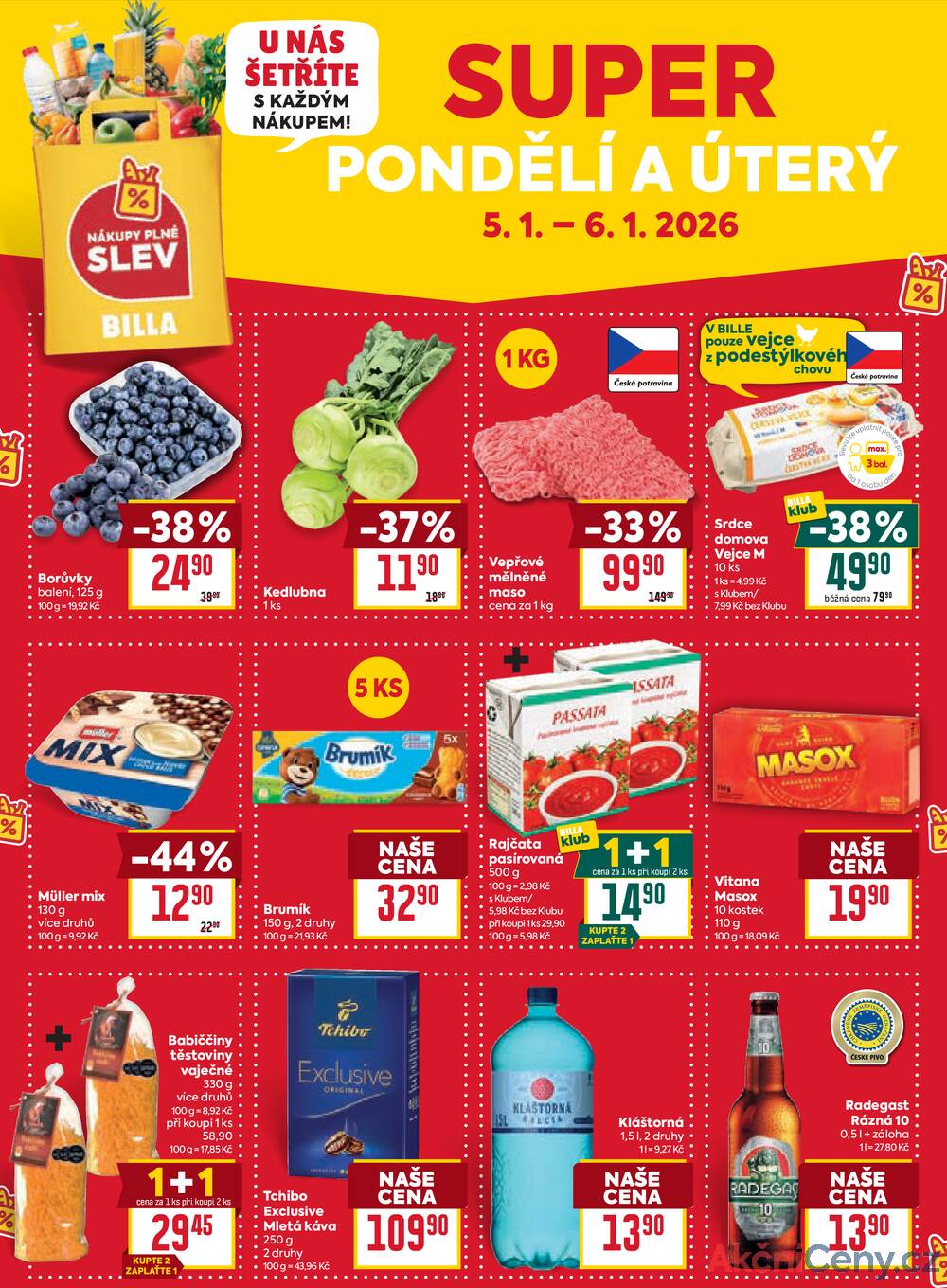 Leták Billa - Billa  od 2.1. do 6.1.2026 - strana 36