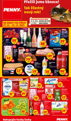 Leták Penny Market od 27.12. do 31.12.2025