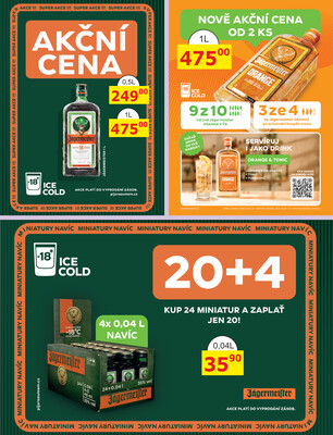 BENE Nápoje od 1.1. do 31.1.2026