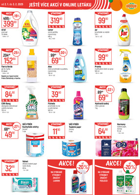 Akční leták Globus 2.1. - 6.1.2026 - Globus Praha - Centrum Černý Most