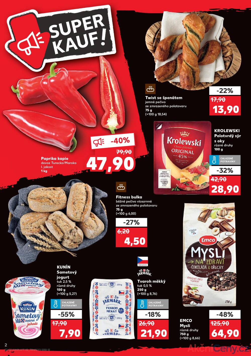Leták Kaufland - Kaufland 2.1. - 6.1. - Kaufland - Chomutov - Otvice - strana 2
