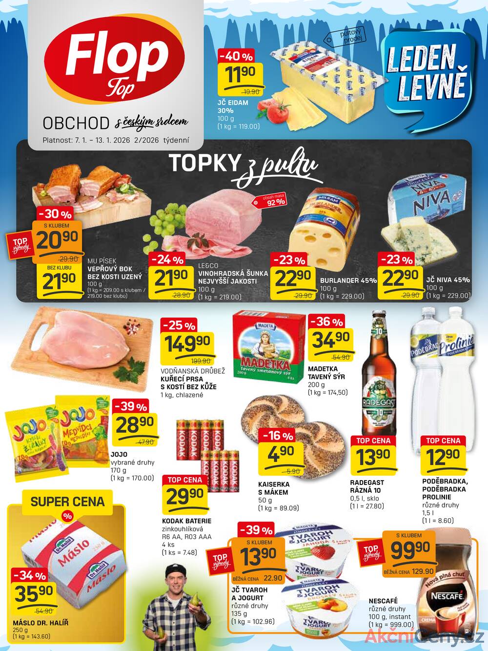 Leták FLOP TOP - FLOP TOP od 7.1. do 13.1.2026 - strana 1 Leták FLOP TOP - FLOP TOP od 7.1. do 13.1.2026 - strana 1
