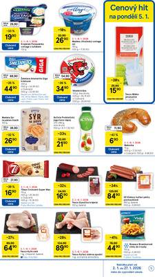 Tesco supermarkety od 2.1. do 6.1.2026