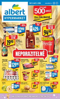 Leták Albert Hypermarket Jihomoravský od 7.1. do 13.1.2026