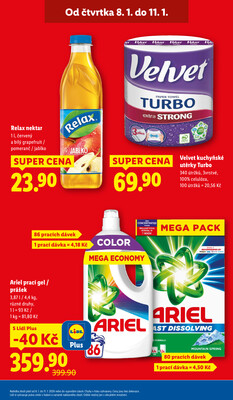 Lidl Čtvrtek od 8.1. do 11.1.2026