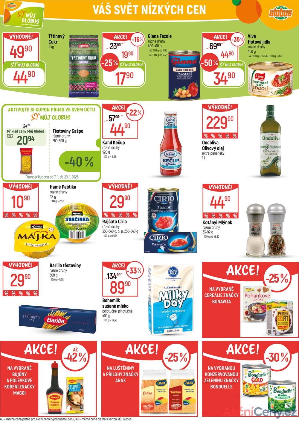 Leták Globus - Akční leták Globus 7.1. - 13.1.2026 - Globus Pardubice - strana 20