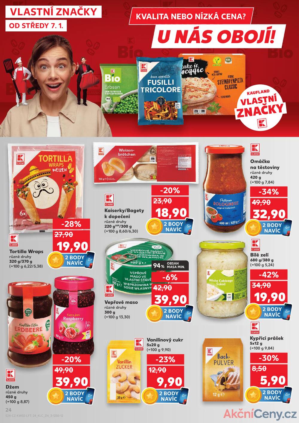 Leták Kaufland - Kaufland 7.1. - 13.1. - Kaufland - Praha 3 (Jarov) - strana 24