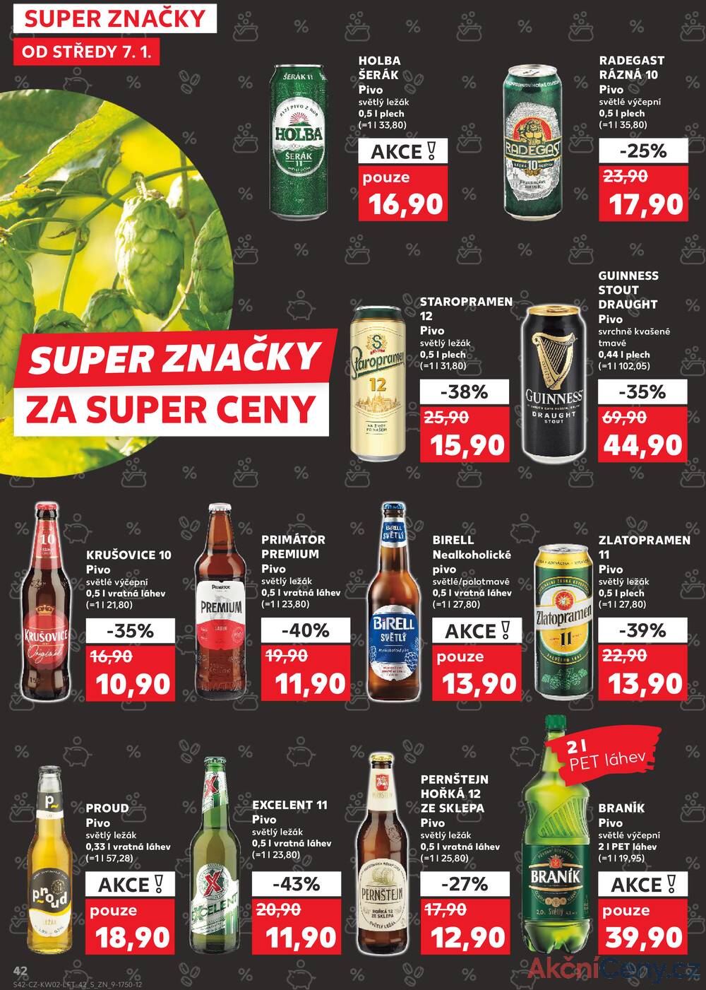 Leták Kaufland - Kaufland 7.1. - 13.1. - Kaufland - Teplice - strana 42