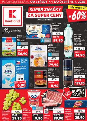 Leták Kaufland 7.1. - 13.1. - Kaufland - Kolín