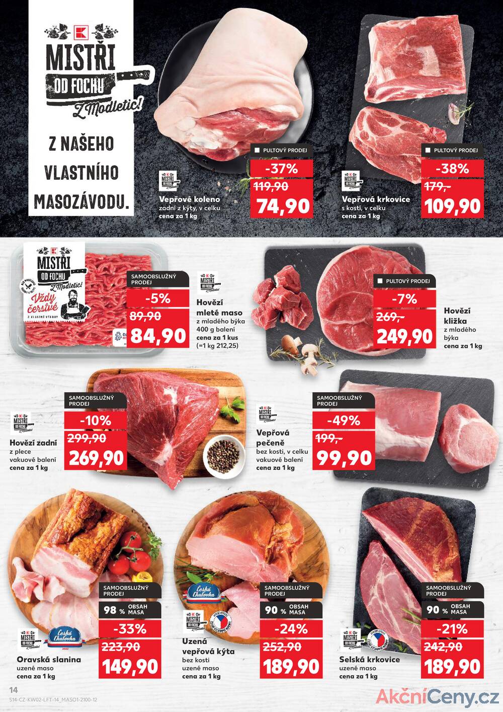 Leták Kaufland - Kaufland 7.1. - 13.1. - Kaufland - Olomouc - Štursova - strana 14